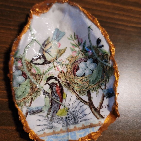 Hand Crafted Other - Oyster shell ornament and/or trinket tray
